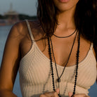 Black Collar Necklace | Spinel Collar Necklace | Mala Elements