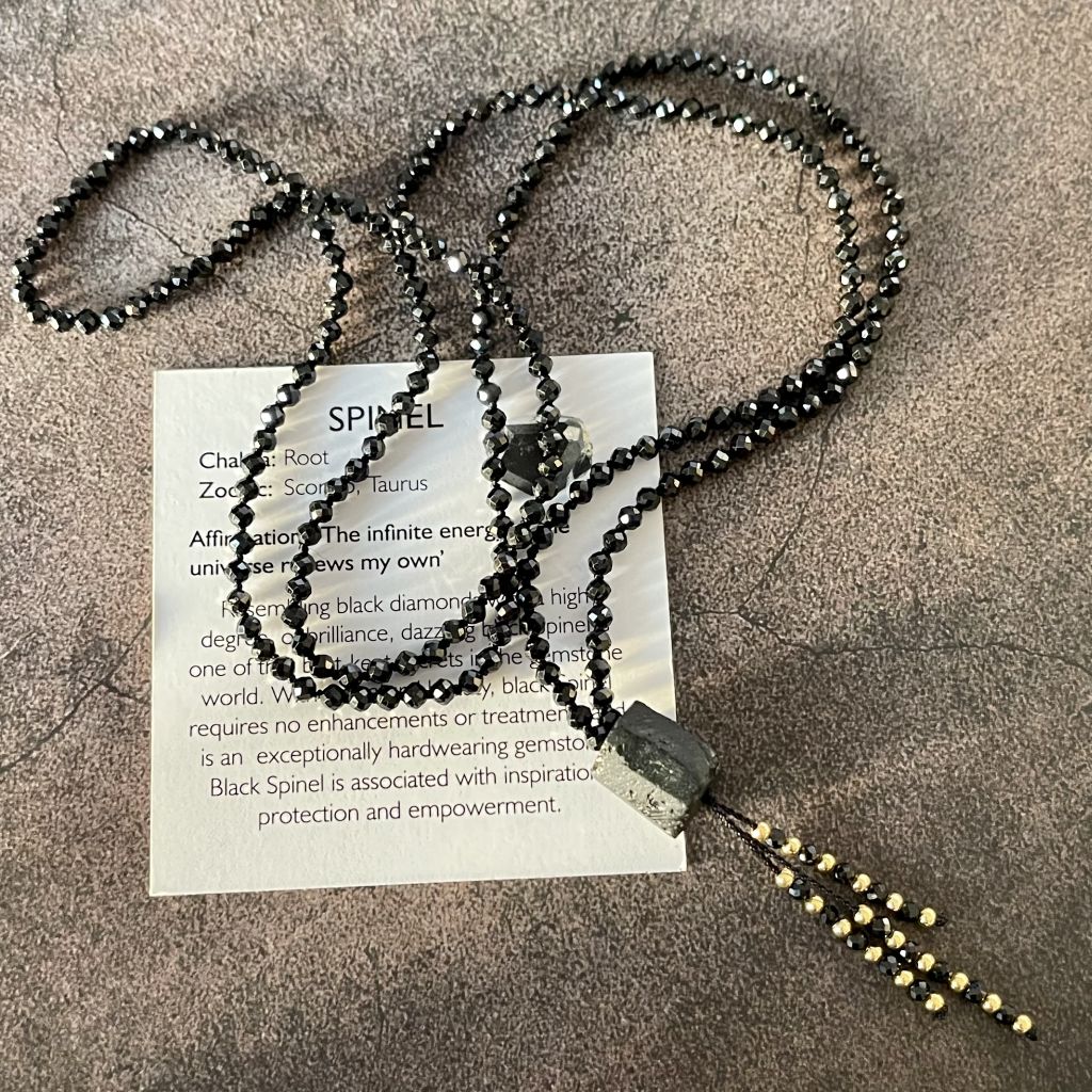Soul Guardian Necklace | Black Tourmaline Necklace | Mala Elements