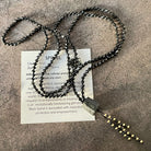 Soul Guardian Necklace | Black Tourmaline Necklace | Mala Elements