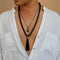 Tahitian Pearl and Onyx Unisex Necklace