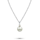 South Sea Pearls Necklace | Sara Diamond Pendant | Mala Elements