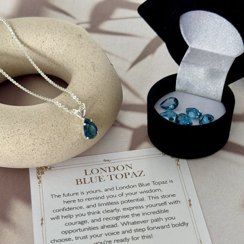 London Blue Topaz Pendant Necklace