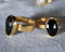 Natalie Black Spinel Ring 18ct Gold Vermeil