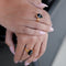 Natalie Black Spinel Ring 18ct Gold Vermeil