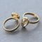 Golden Rutilated Quartz Ring – 18ct Gold Vermeil