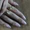 Golden Rutilated Quartz Ring – 18ct Gold Vermeil