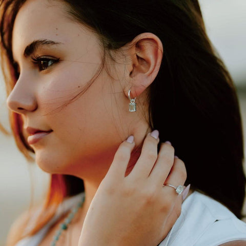 Green Amethyst Ring | Green Amethyst Ring | Mala Elements