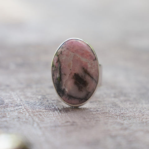 Natalie Rhodonite Rings
