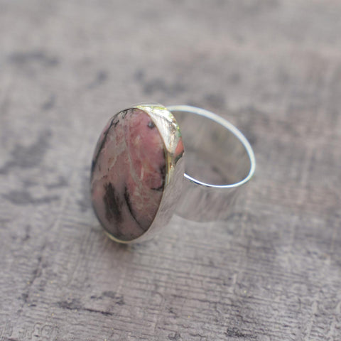 Natalie Rhodonite Rings