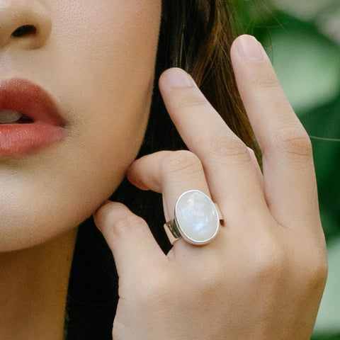 Natalie Moonstone Rings