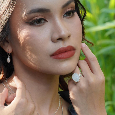 Natalie Moonstone Rings