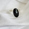 Natalie Black Spinel Ring in Sterling Silver