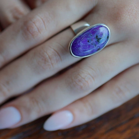 Natalie Sugilite Ring