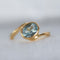 Blue Topaz Wave Ring