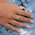 Blue Topaz Wave Ring