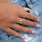 Blue Topaz Wave Ring