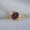 Rhodolite Wave Ring