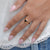 Smoky Quartz Wave Ring