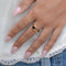 Smoky Quartz Wave Ring