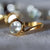 White Topaz Wave Ring