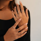 Pearl and Gold Bead Rings | Mala Elements