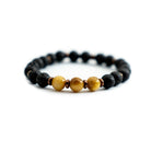 Lava and Yellow Tiger Eye Bracelet | Mala Elements