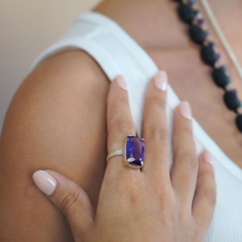 Women's Amethyst Rings | Rings of Abundance | Mala Elements