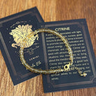 Gold Citrine Bracelet | Mala Elements