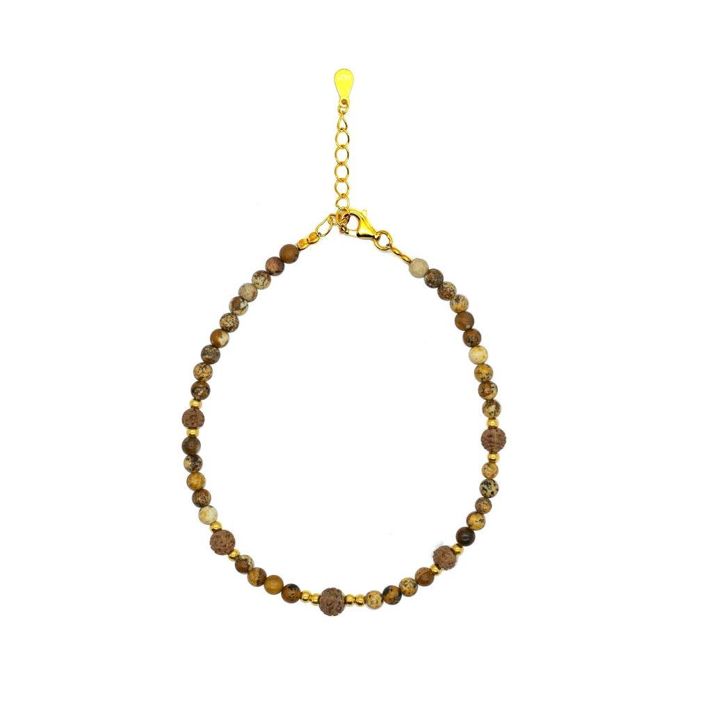 Gold Rudraksha Bracelet | Mala Elements