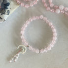 Chandra Rose Quartz Bracelet | Mala Elements