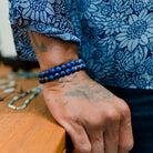 Men's Blue Bracelets | Lapiz Lazuli Bracelets | Mala Elements