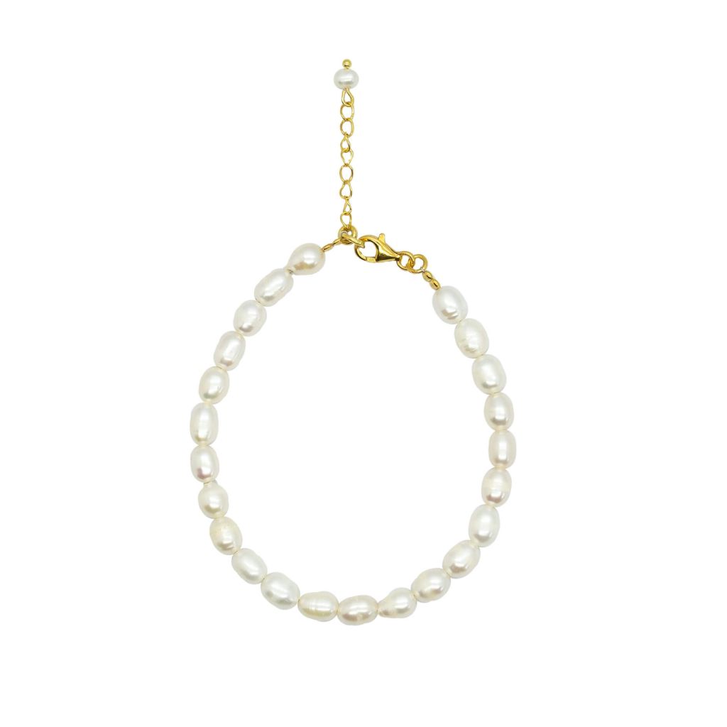 Rice Pearl Bracelet | Women's Pearl Bracelet | Mala Elements