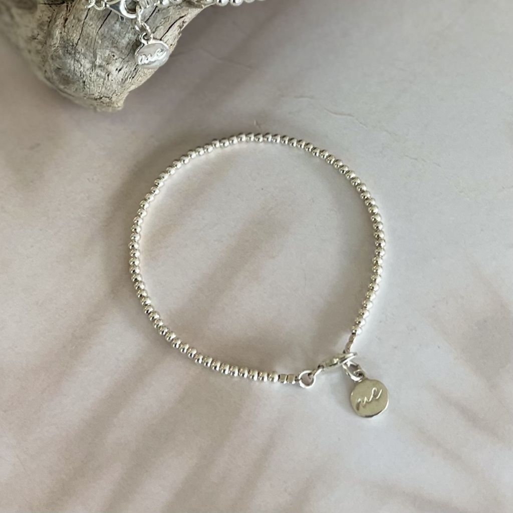 Silver Bead Bracelets | Saya Silver Bracelet | Mala Elements