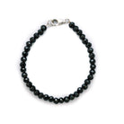 Unisex Spinel Bracelet | Black Spinel Bracelet | Mala Elements