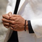 Unisex Spinel Bracelet | Black Spinel Bracelet | Mala Elements