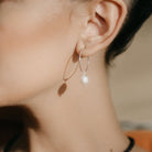 Pearl Drop Earrings | Freshwater Drop Earrings | Mala Elements
