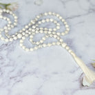 Howlite Bead Necklace | 33 Bead Bracelet | Mala Elements