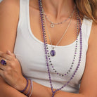 Chain of Wisdom Mala | Hematite Station Necklace | Mala Elements