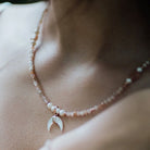 Freshwater Moonstone Necklace | Mala Elements