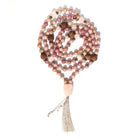 Rose Quartz Mala Necklace | Mala Elements