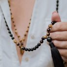 Onyx Beads Mala | Onyx Mala Necklace | Mala Elements