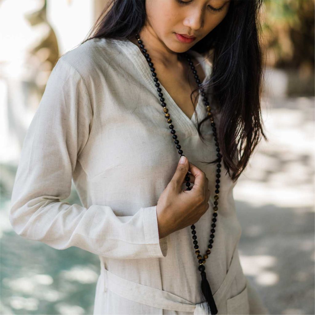 Onyx Beads Mala | Onyx Mala Necklace | Mala Elements