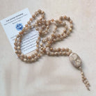 Divine Feminine Necklace | Flower Agate Mala | Mala Elements