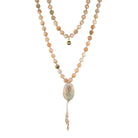 Divine Feminine Necklace | Flower Agate Mala | Mala Elements