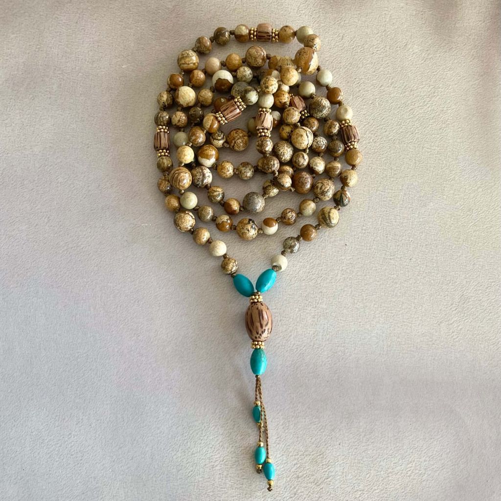 African Turquoise Mala | Nurtured Soul Mala | Mala Elements