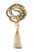 Smoky Quartz Beaded Necklace | Mala Elements