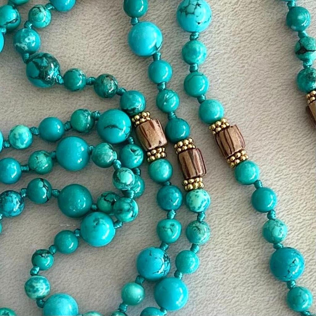 Turquoise Mala Beads | Serenity Turquoise Mala | Mala Elements
