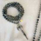Labradorite Moon Mala | Stone Mala and Bracelet | Mala Elements