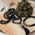 Men's Mala Necklace | Lava Stone Mala Necklace | Mala Elements