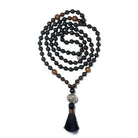 Men's Mala Necklace | Lava Stone Mala Necklace | Mala Elements